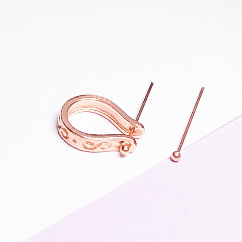 Подвеска-пряжка Peace Buckle из стерлингового серебра 925 пробы для подвесок из нефрита