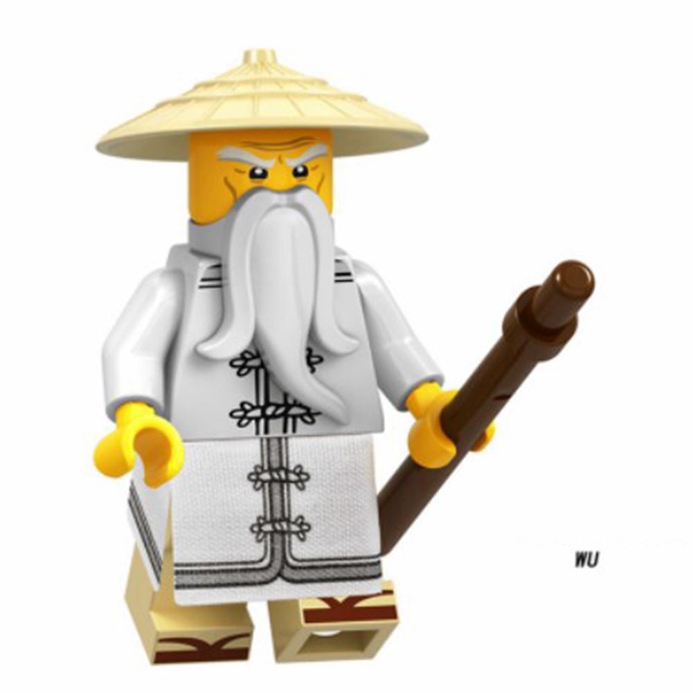 Минифигурки серии ниндзя, строительные блоки, игрушки, собранные развивающие игрушки для детей, подарки