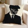 PPeaky BBlinders TTommy  Pillow Case Square DoubleSided Sofa Cushion Cover Bedroom Bedside Pillow