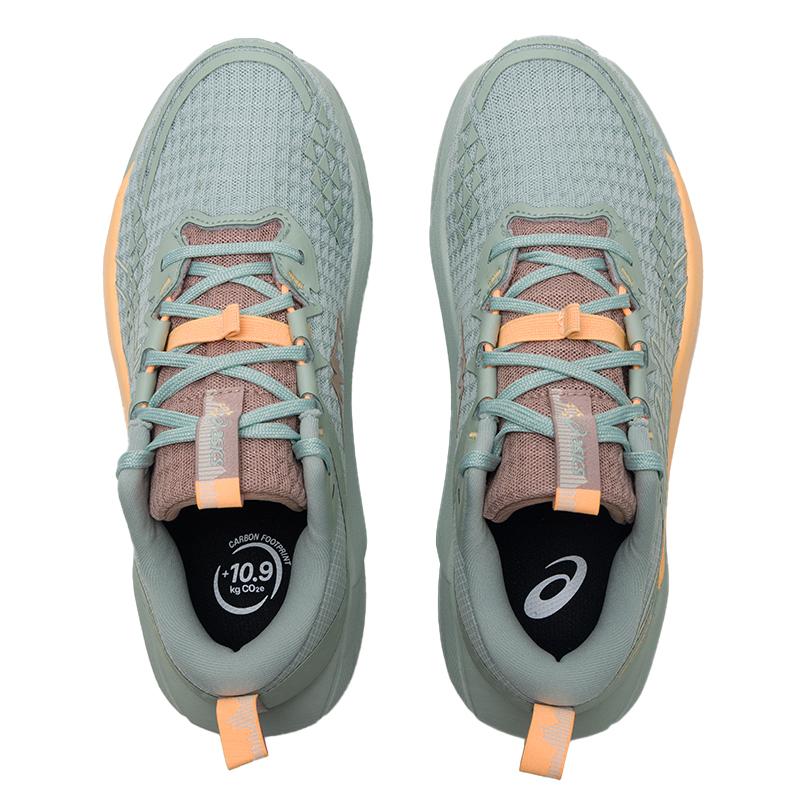 Asics Gel-Trabuco 13 Стильные Минималистичные Модные Эстетичные Амортизирующие Прочные Кроссовки для Трейлраннинга с Низким Верхом Женские Кроссовки Зеленые 1012B768-301