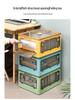 Foldable Transparent Storage Box for Books & Clothes - Extra Large