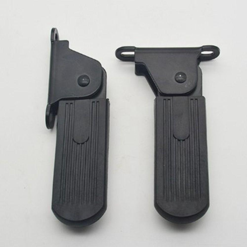1pair Black Electric Vehicle Parts Aluminium Alloy/Nylon L3 Foot Pedal Electric Bike Accessories