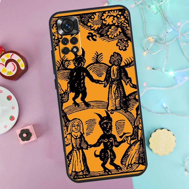 Witches Circle Dance Case For Xiaomi Redmi Note 9 10 11 12 13 14 Pro 9S 10S 11S 12S Redmi 14C 10C 12C 13C Cover