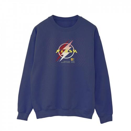 DC Comics Mens The Flash Lightning Logo Sweatshirt