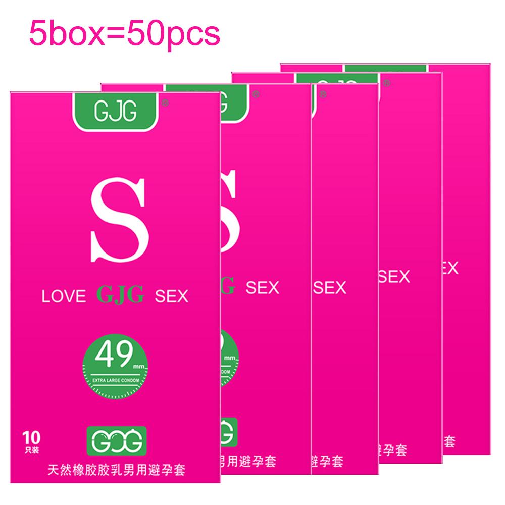 Ультратонкий маленький презерватив 49 мм, безопасный секс, супер гладкий прозрачный презерватив из натурального латекса, секс-продукт для взрослых