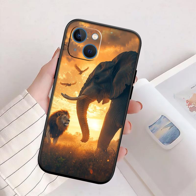 RP5 Animal Elephant Phone Case for Samsung Galaxy S20 S21 S22 Ultra FE + Plus A21S A22 A24 A25 A26 A30 A30S A31