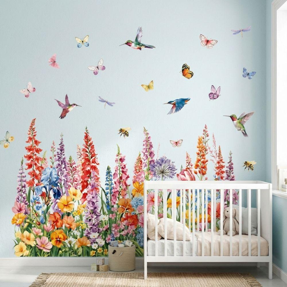 DIY Wall Stickers Colorful Static Adhesive Stickers Fashion Electrostatic Stickers Window