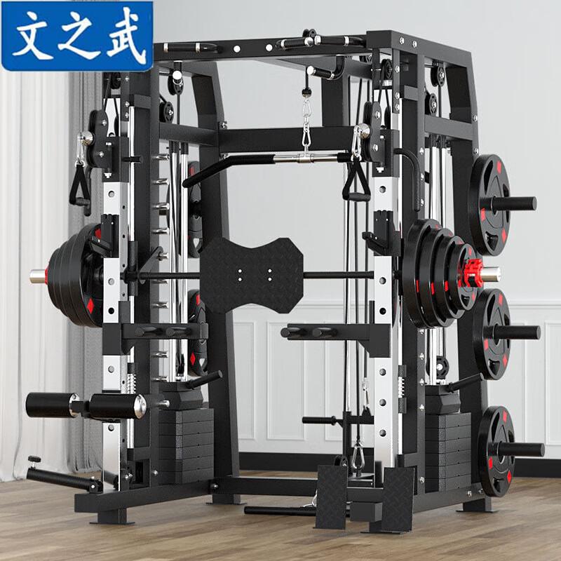 WenZhiWu All-in-One Home Gym Smith Machine & Power Rack