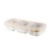 Stainless Steel Snack Containers Divided Condiment Box with Lids Lunch Box