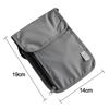 1 Pcs Waterproof RFID Nylon Storage Bag Travel Document Card Passport Bag Neck Wallet Money Document Card Passport Pouch