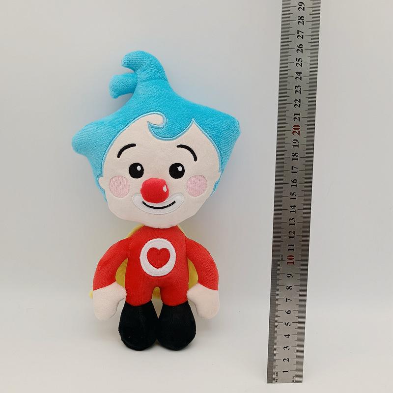 Hot Cute Plim Plim Clown Plush Toy Cartoon Stuffed Plush Doll Animation Figure Plushie Anime Soft Gift Toys for Kids Birthday