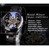 WINNER  Fashion Mechanical Hollow Waterproof Automatic Mechanical Watch