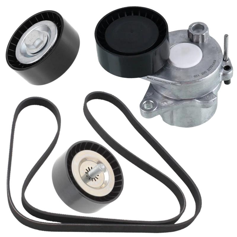 Engine Belt Tensioner Kit For Mercedes Benz W204 X204 W218 W212 W207 W166 M651 6512002170 6512000270 6512000370 0029938996