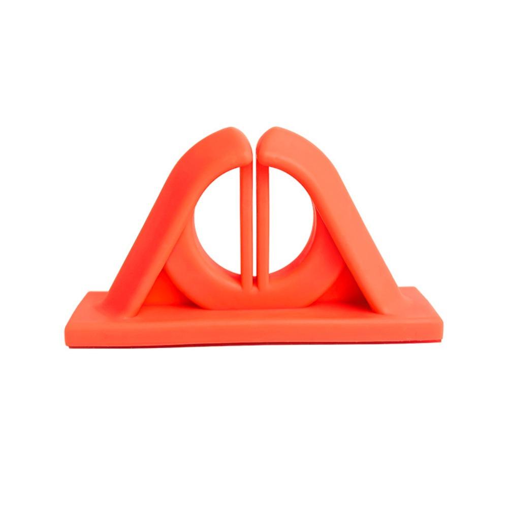 2Pcs Wall Mounted Fishing Rod Display Rack Silicone Rod Storage Clip Fishing Pole Holder Boat