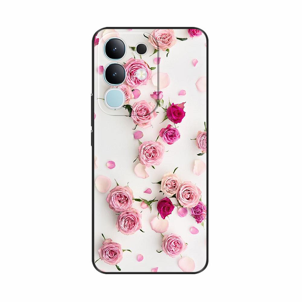 Чехол для телефона Vivo Y29 4G Чехол Мягкий Силикон ТПУ Защитная Задняя Крышка Для Vivo Y300t 5G Чехол для Vivo T4X 5G Ободок Бампер Сумки