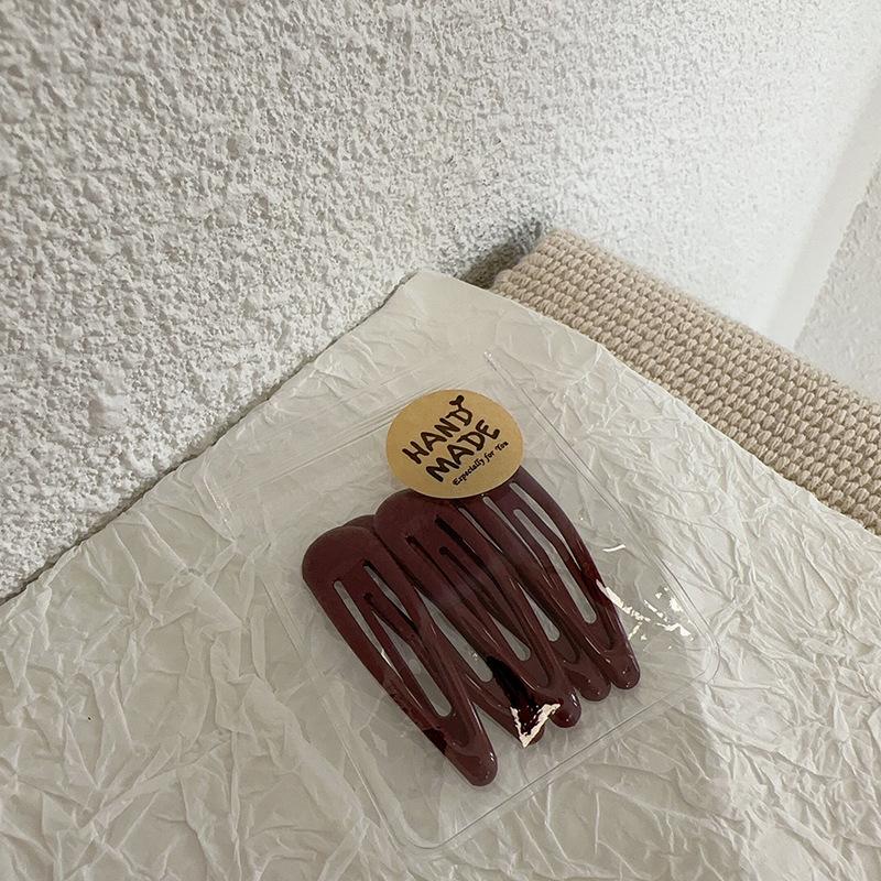 4-5 шт., желто-зеленая челка, боковой зажим, головной убор, волосы девушки, боковой зажим для волос, простая заколка, милый аксессуар для волос