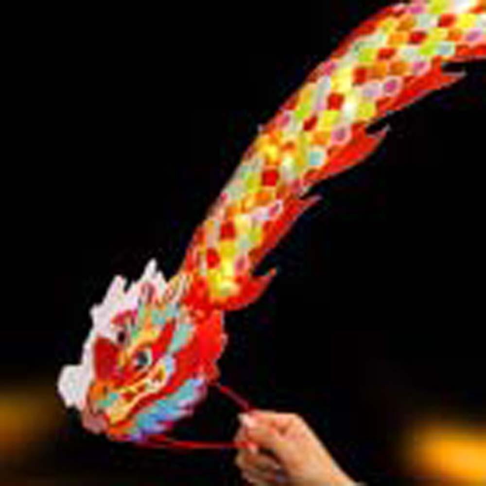 Handheld Children's Loong Lantern Handmade Dragon Lantern Dance Cute Mid-Autumn Festival Lamp  Gift