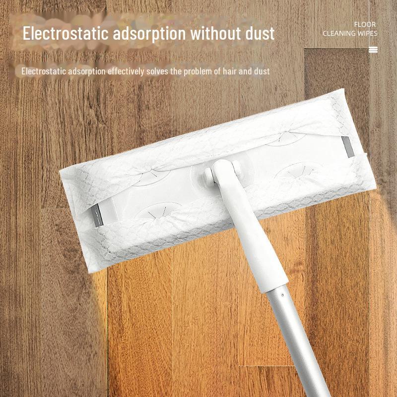 Одноразовые электростатические салфетки для влажной и сухой уборки пола, удаления пыли и волос