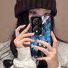 Чехол для HONOR X7b 4G/5G Аниме Черная Кошка Звездное Облако Печать Чехол для Телефона Акриловая Жесткая Задняя Панель С Гибким TPU Краем