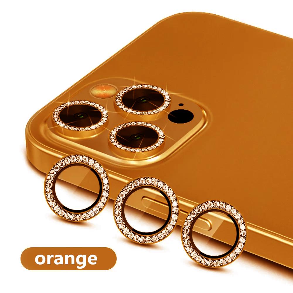 9D Diamond Lens Protector for iPhone 18 pro Max Camera Tempered Glass Compatible with iPhone 14 15 16 17Pro Max with Ring Cover 4