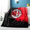 Milan Football club Printed Throws Blanket Soft Flannel Blankets for Couch Bed Gifts for Men Women Picnic blanket Christmas gifts