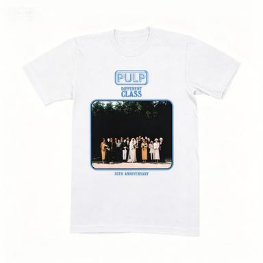 Vintage Pulp Different Class 30th Anniversary Album Graphic Tee 2026british Rock Fan Casual Cotton T Shirt