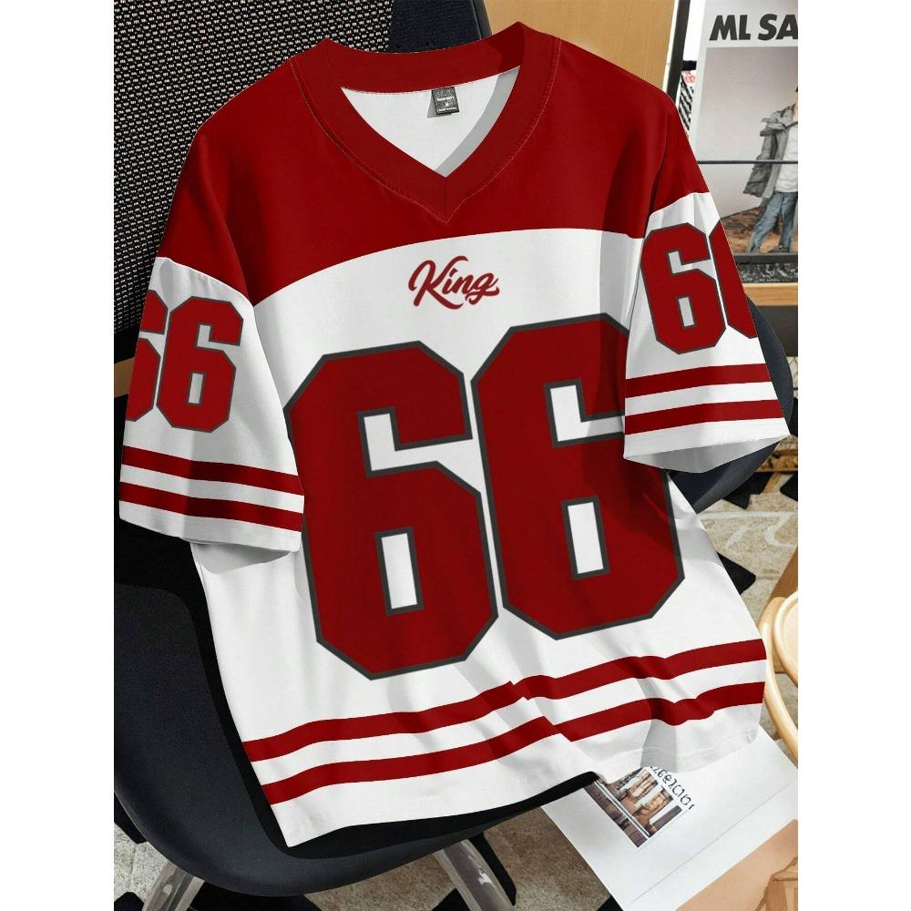 Летняя модная женская одежда № 66 футболка с V-образным вырезом повседневная спортивная футболка с коротким рукавом Harajuku для пар свободная уличная футболка