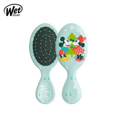 Wet Brush Mini Detangler Микки и Минни Белый и Мятный Щетка для сушки волос Очень поврежденные волосы
