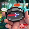 Креативный кулон-компас в пиксельном стиле Minecraft - Модный игровой аксессуар и украшение, подарок на день рождения для друзей
