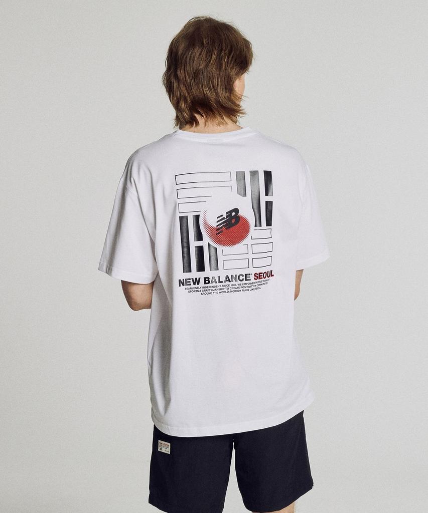 Эксклюзивная футболка с коротким рукавом New Balance Geongongamri (WHITE)