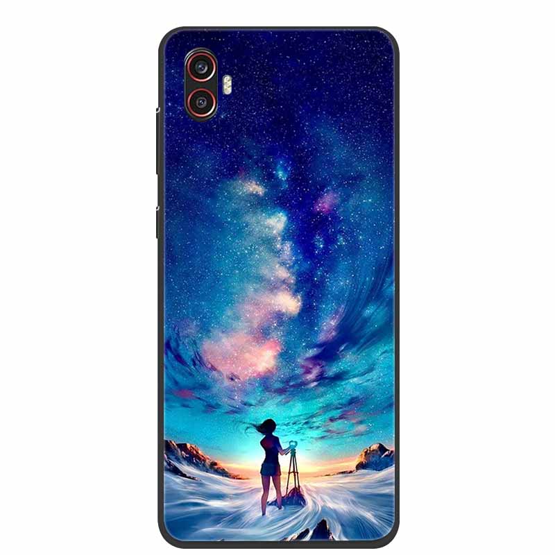 Flower Case For Samsung Galaxy Xcover6 Pro TPU Soft Silicone Back Cover For Samsung Galaxy Xcover Pro 2 Shell Xcover 6 Pro Funda