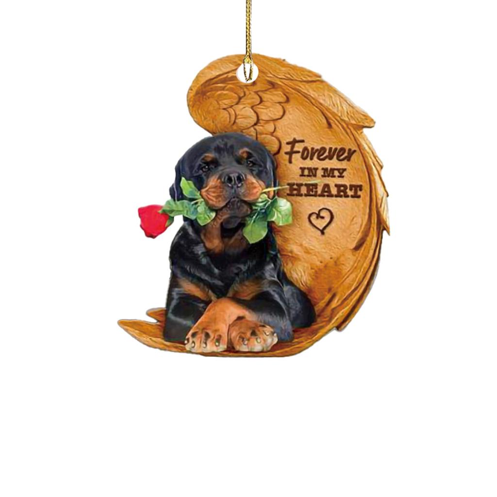 Акриловые подвесные украшения для собак, автомобильные аксессуары, украшение интерьера, креативный милый автомобильный кулон, подвеска