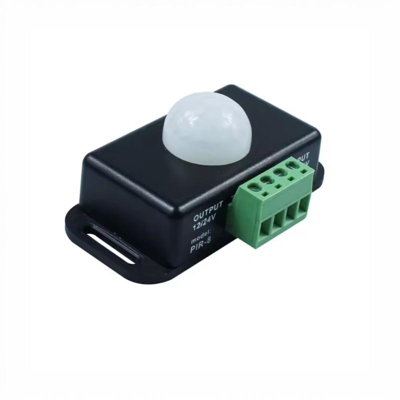 DC12V 24V PIR-сенсор Светодиодный датчик движения Переключатель Таймер движения PIR-контроллер Для светодиодных лент