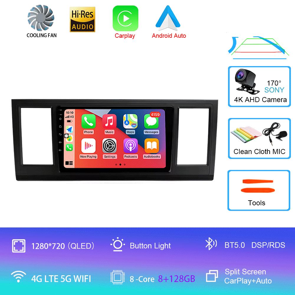 Car Radio Android 14 Carplay Auto Multimedia Player For Volkswagen Caravelle 6 T6.1 T6 2015-2020 Autoradio Stereo 2din Head Unit