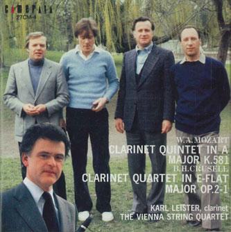 CD КАРЛ ЛЕЙСТЕР - Квинтет Моцарта для кларнета ля мажор 27CM4 CAMERATE Япония Классика Б/У