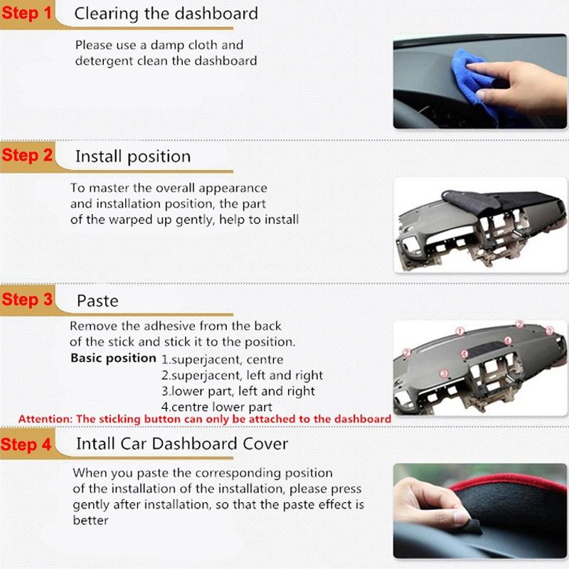 Для Toyota RAV 4 RAV4 Чехол на внутреннюю панель приборов автомобиля, Накладка на центральную консоль, Защита, Автомобильный коврик на приборную панель, Ковер, Солнцезащитный козырек