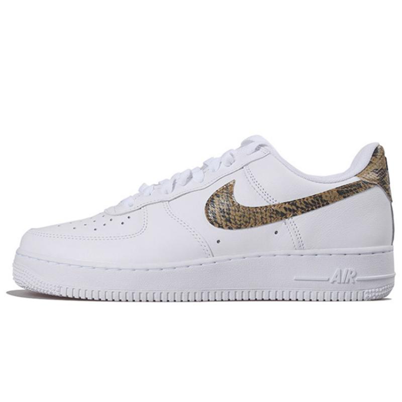 Nike Air Force 1 Low Retro Ivory Snake Sneakers AO1635-100