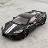 1:24 Corvette C8 R Сплав Спортивный Автомобиль Модель Литье под Давлением Металл Трековые Гонки Транспортные Средства Модель Автомобиля Симуляция Звука и Света Детская Игрушка Подарок