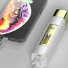 Портативный светодиодный фонарик 4 режима Водонепроницаемый USB Перезаряжаемый фонарик Наружный аварийный светильник Power Bank