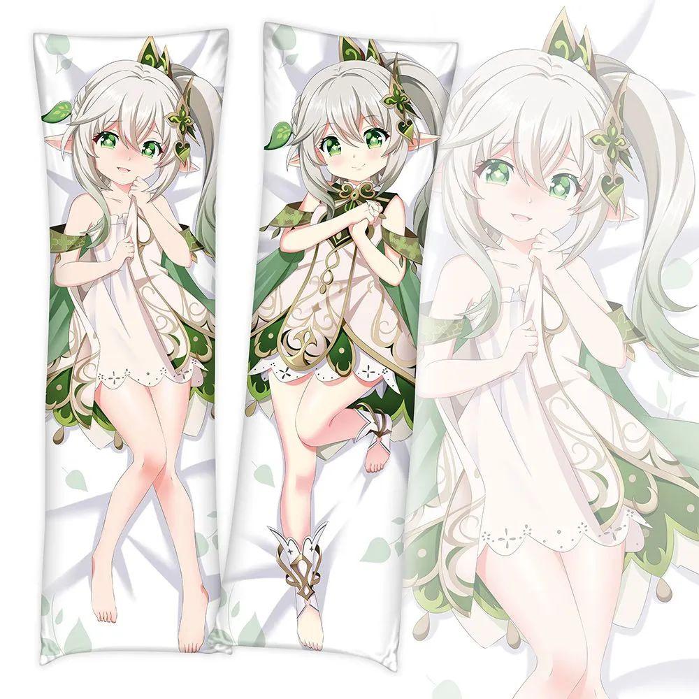 Чехол для подушки Game Genshin Impact Keqing Dakimakura Zhongli, костюм для тела, подушка, двусторонняя наволочка