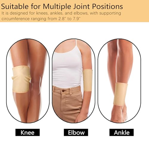 2-Pack reusable castor oil care cover (suitable for knees, elbows, arms and thighs) Organic cotton leak-proof waterproof elastic strap