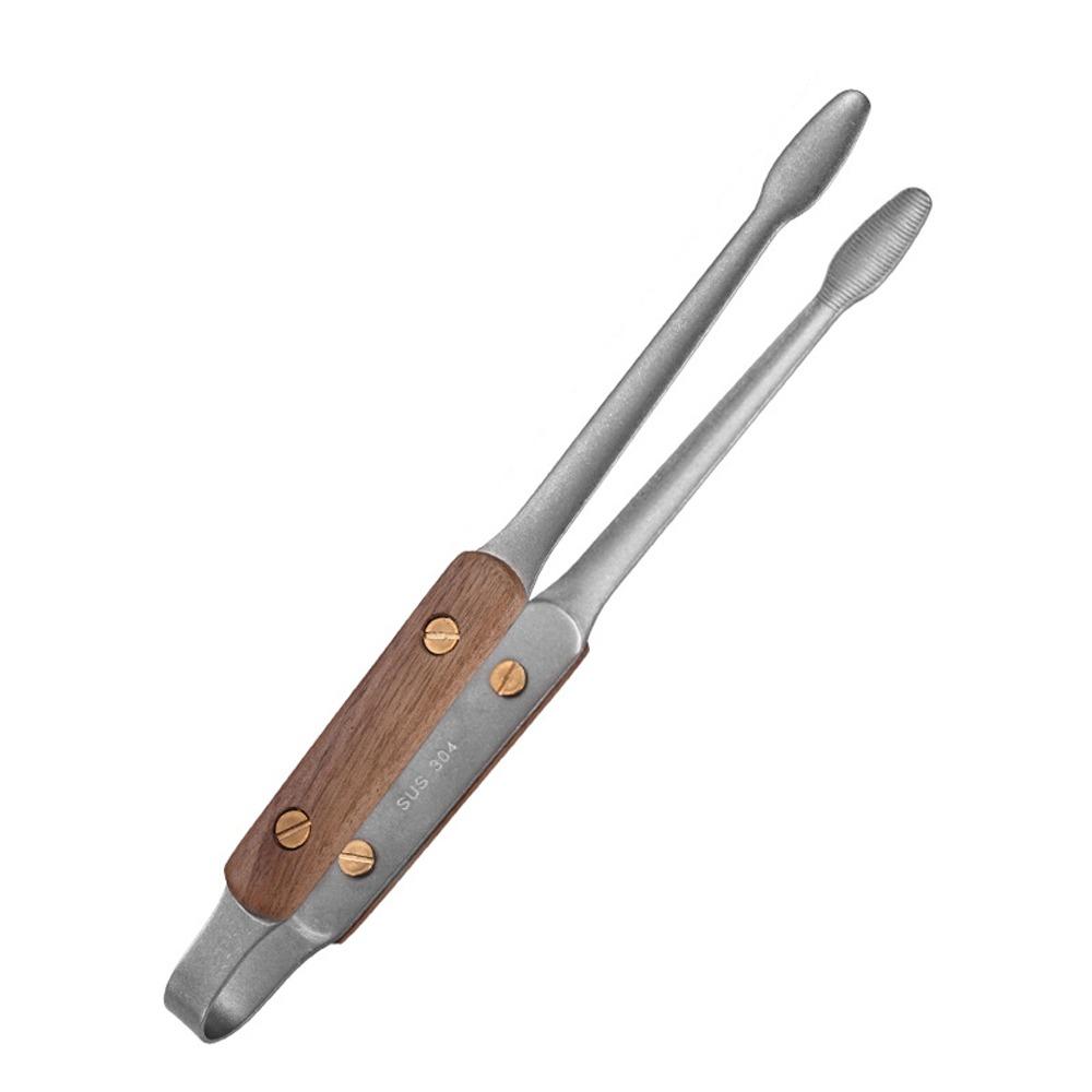 Anti-scalding 304 Stainless Steel BBQ Tongs Anti-slip Barbecue Tool Steak Clip Home Cooking