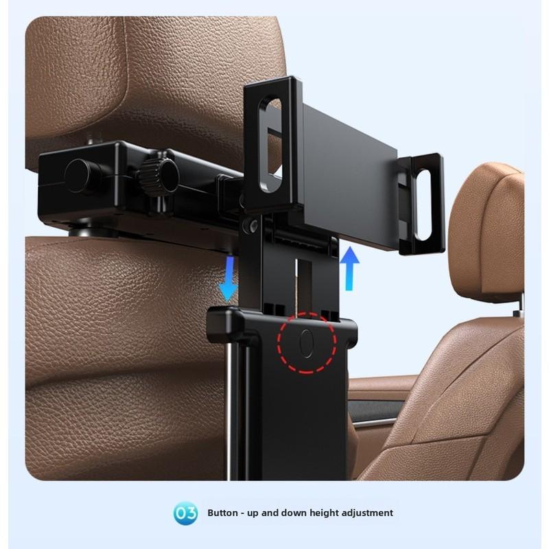 Car Back Seat Tray Table for Kids Travel Tray Desk Organizer Foldable Work Eat Laptop Computer with Phone Holder Stand