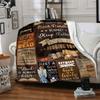 Book Lover Reading Theme Home Customize Your Name Blankets Soft Cozy Lightweight Allseason Multiuse Blanket For Couch Office Bed Living Room Picnic