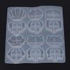 1pcs Reusable Mold Epoxy Resin Mold DIY Craft Supply Keychain Making Kit  For DIY Keychains