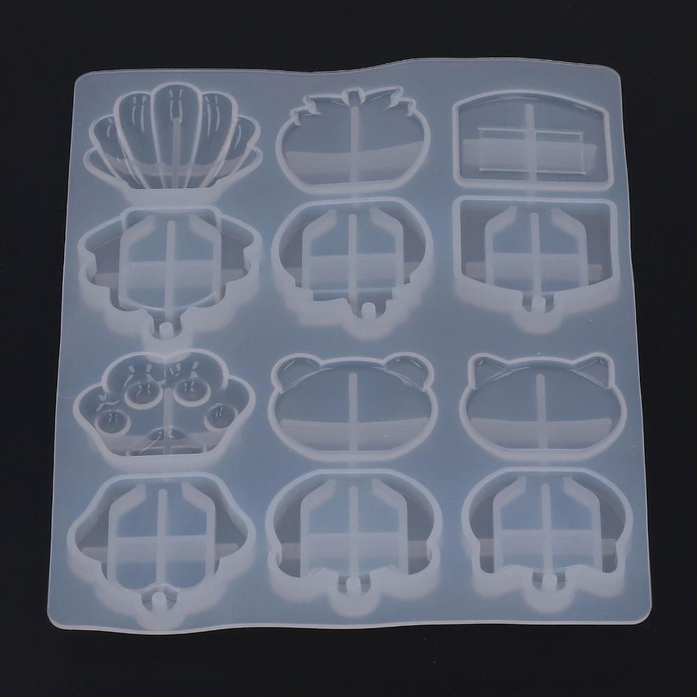 1pcs Reusable Mold Epoxy Resin Mold DIY Craft Supply Keychain Making Kit For DIY Keychains