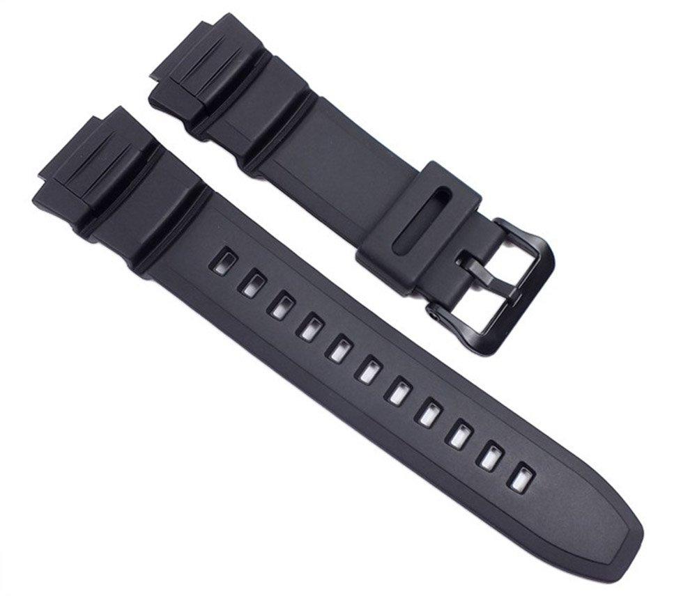 Casio Watch Strap Band Resin Band Black for W-S220-1 W-S220-9