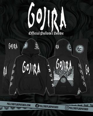 Толстовки с капюшоном Gojira Magma Пуловер Мужские Женские Оверсайз Y2k Французская Металл-группа Уличная Толстовка Флис Теплая Женская Мужская Одежда