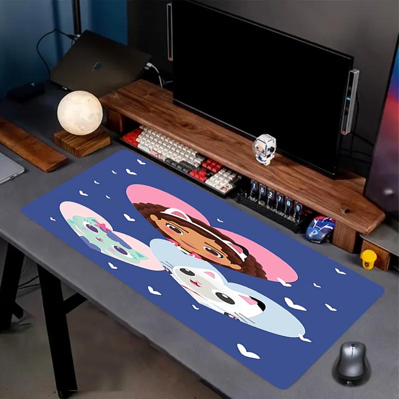 Gabby's Dollhouse Theme Mouse Pad, Non Slip Rubber Base, Multifunctional Office & Home Decor, Perfect for Workspace Personalization.