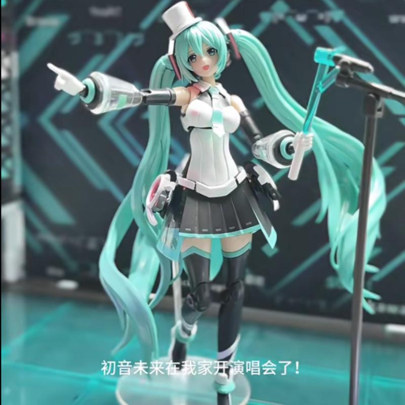 Оригинальная экшн-фигурка Hatsune Miku Sing To The Future Ограниченное издание Собранная модель Кукла-экшн со светом Коллекционные модели игрушек
